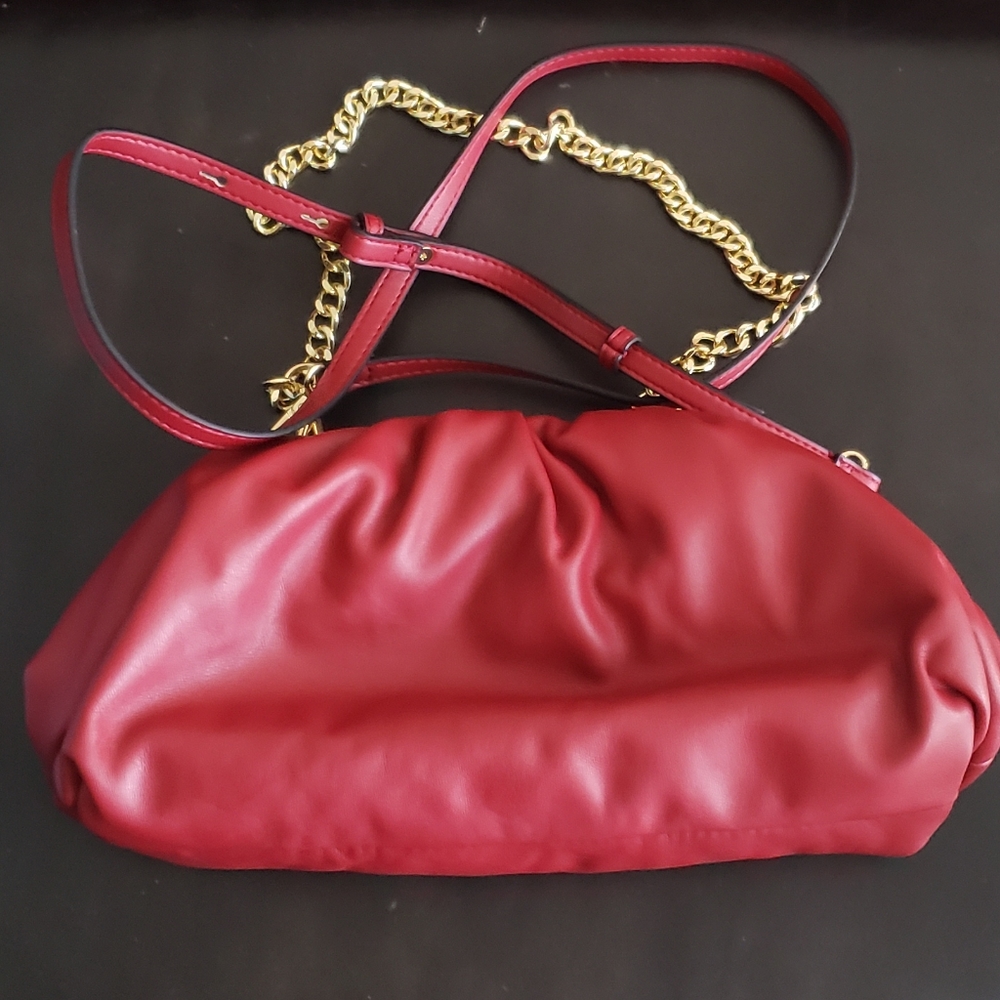 New wot INC int'l red pouch bag